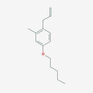 molecular formula C15H22O B7993237 3-(2-Methyl-4-n-pentoxyphenyl)-1-propene 