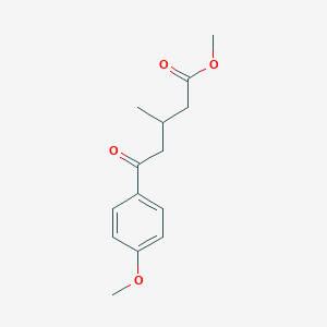 Methyl 5-(4-methoxyphenyl)-3-methyl-5-oxovalerate