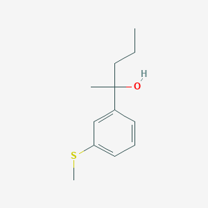 2-[3-(Methylthio)phenyl]-2-pentanol