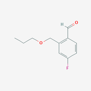 4-Fluoro-2-(propoxymethyl)benzaldehyde