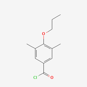 4-n-Propoxy-3,5-dimethylbenzoyl chloride