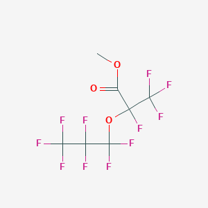 molecular formula C7H3F11O3 B079934 Methyl 2,3,3,3-tetrafluoro-2-(perfluoropropoxy)propanoate CAS No. 13140-34-6