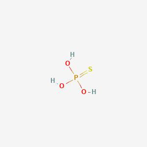 molecular formula H3O3PS B079935 Phosphorothioic acid CAS No. 13598-51-1