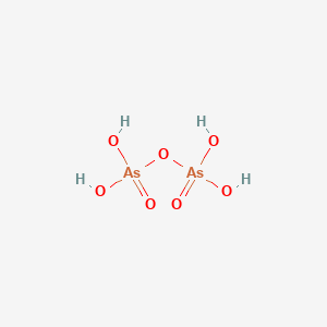 molecular formula As2H4O7 B079938 Diarsenic acid CAS No. 13453-15-1