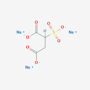 molecular formula C4H3Na3O7S B079940 Trisodium sulfosuccinate CAS No. 13419-59-5