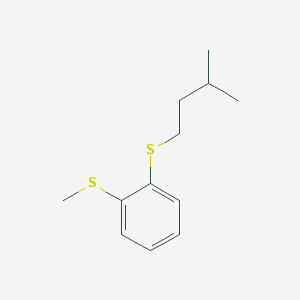 molecular formula C12H18S2 B7994691 Methyl 2-(iso-pentylthio)phenyl sulfide 