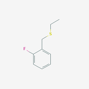 molecular formula C9H11FS B7995567 Ethyl 2-fluorobenzyl sulfide 