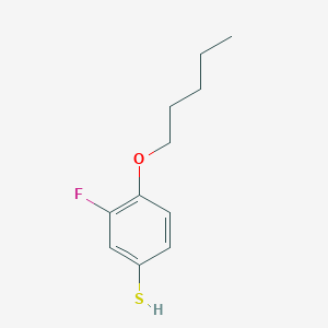 3-Fluoro-4-n-pentoxythiophenol