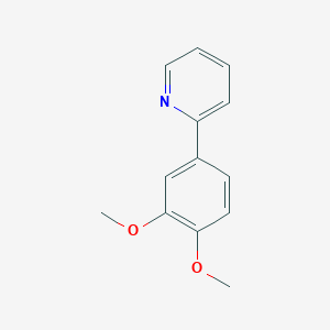 molecular formula C13H13NO2 B7995831 2-(3,4-Dimethoxyphenyl)pyridine 