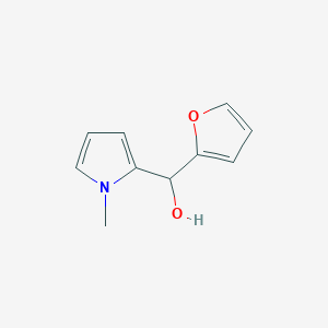 molecular formula C10H11NO2 B7996657 Furan-2-yl(1-methyl-1H-pyrrol-2-yl)methanol 