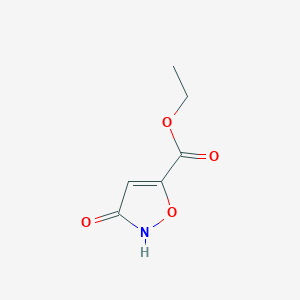molecular formula C6H7NO4 B079968 Ethyl 3-hydroxyisoxazole-5-carboxylate CAS No. 13626-61-4
