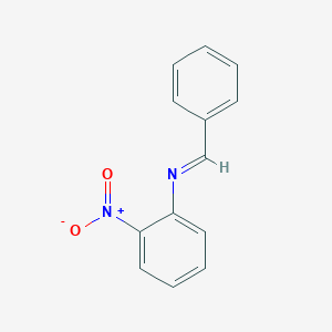 molecular formula C13H10N2O2 B079971 N-(2-nitrophenyl)-1-phenylmethanimine CAS No. 14717-15-8