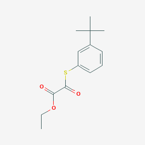 molecular formula C14H18O3S B7998313 Ethyl 2-((3-(tert-butyl)phenyl)thio)-2-oxoacetate 