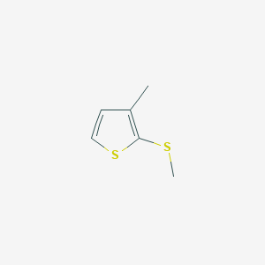 molecular formula C6H8S2 B7998325 3-methyl-2-(methylthio)thiophene 