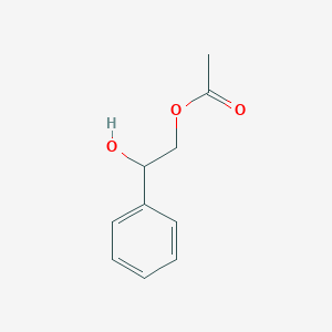 molecular formula C10H12O3 B079997 1,2-Ethanediol, 1-phenyl-, 2-acetate CAS No. 10522-41-5