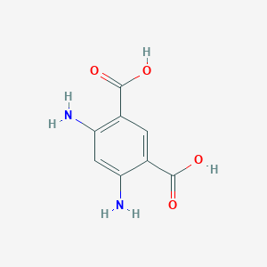molecular formula C8H8N2O4 B080002 4,6-Diaminobenzene-1,3-dicarboxylic acid CAS No. 13324-94-2