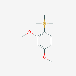 molecular formula C11H18O2Si B8000279 (2,4-dimethoxyphenyl)trimethylsilane 