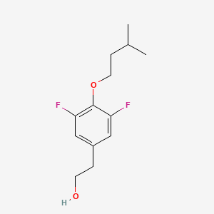 molecular formula C13H18F2O2 B8000346 2-(3,5-Difluoro-4-(isopentyloxy)phenyl)ethanol 