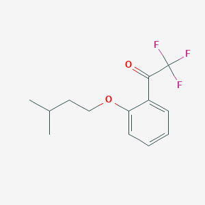 molecular formula C13H15F3O2 B8000951 2'-iso-Pentoxy-2,2,2-trifluoroacetophenone 