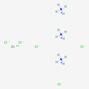molecular formula Cl5H12N3Zn B080010 Triammonium pentachlorozincate(3-) CAS No. 14639-98-6
