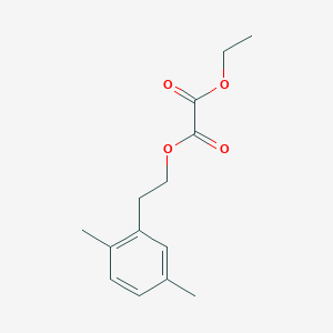 molecular formula C14H18O4 B8001002 O1-[2-(2,5-Dimethylphenyl)ethyl] O2-ethyl oxalate 
