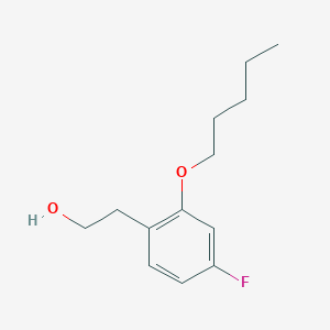 molecular formula C13H19FO2 B8001023 2-(4-Fluoro-2-(pentyloxy)phenyl)ethanol CAS No. 1443355-57-4