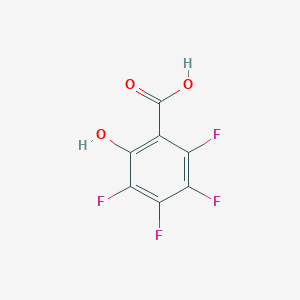 molecular formula C7H2F4O3 B080012 3,4,5,6-Tetrafluorosalicylic Acid CAS No. 14742-36-0