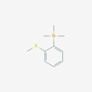 molecular formula C10H16SSi B8001358 1-(Trimethylsilyl)-2-thioanisole 