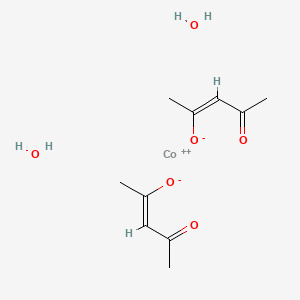 molecular formula C10H18CoO6 B8002773 Cobalt diacetylacetonate dihydrate CAS No. 15077-39-1