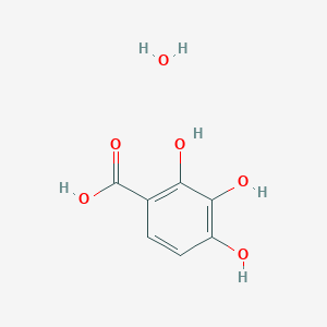 molecular formula C7H8O6 B8002909 2,3,4-Trihydroxybenzoic acid;hydrate 