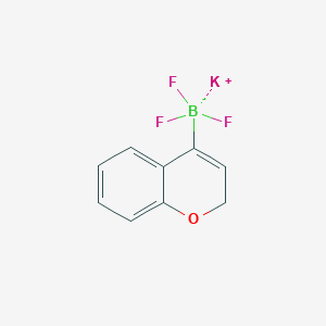 molecular formula C9H7BF3KO B8003071 Potassium 2H-chromen-4-trifluoroborate 