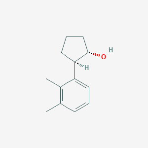 molecular formula C13H18O B8003114 trans-2-(2,3-Dimethylphenyl)cyclopentanol 