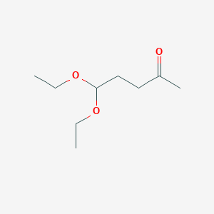 molecular formula C9H18O3 B080037 2-Pentanone, 5,5-diethoxy- CAS No. 14499-41-3
