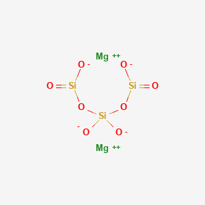 molecular formula Mg2Si3O8· nH2O (approximate composition)<br>Mg2O8Si3 B080040 硅酸镁 CAS No. 14987-04-3