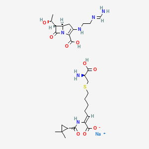 molecular formula C28H43N6NaO9S B8004025 Imipenem and cilastatin sodium 