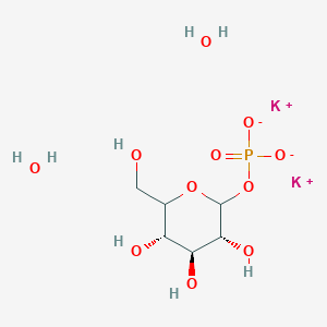 molecular formula C6H15K2O11P B8004158 Glucose 1-phosphate dipotassium salt dihydrate 