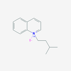 molecular formula C14H18IN B8004373 1-(3-methylbutyl)quinolin-1-ium;iodide 