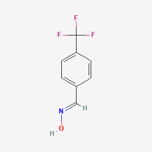 molecular formula C8H6F3NO B8005243 Benzaldehyde, 4-(trifluoromethyl)-, oxime 