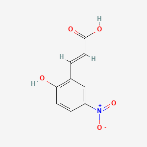 B8005449 2-Hydroxy-5-nitrocinnamic acid CAS No. 50396-49-1