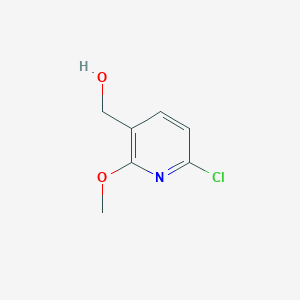 molecular formula C7H8ClNO2 B8005659 (6-Chloro-2-methoxypyridin-3-YL)methanol 
