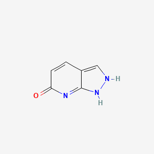 molecular formula C6H5N3O B8005808 1,2-dihydropyrazolo[3,4-b]pyridin-6-one 