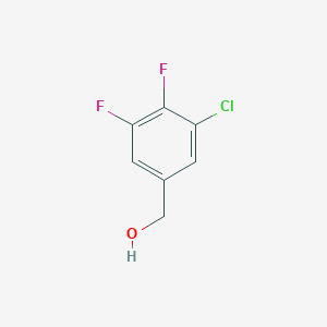 molecular formula C7H5ClF2O B8005990 (3-chloro-4,5-difluorophenyl)methanol 