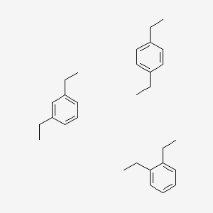 molecular formula C30H42 B8006399 1,2-diethylbenzene;1,3-diethylbenzene;1,4-diethylbenzene 