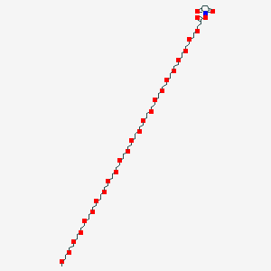 molecular formula C54H103NO28 B8006519 m-PEG24-NHS ester 