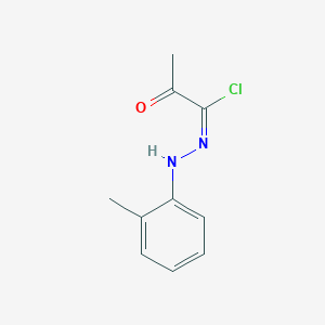 (E)-N-(2-Methylphenyl)-2-oxopropanecarbohydrazonoyl chloride