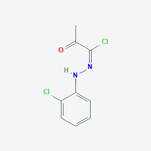 (E)-N-(2-Chlorophenyl)-2-oxopropanecarbohydrazonoyl chloride