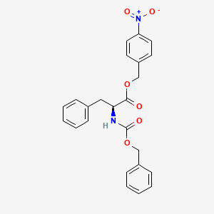 molecular formula C24H22N2O6 B8006698 N-(benzyloxycarbonyl)-L-phenylalanine 4-nitrobenzyl ester 