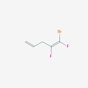molecular formula C5H5BrF2 B8006704 1-Bromo-1,2-difluoro-1,4-pentadiene 