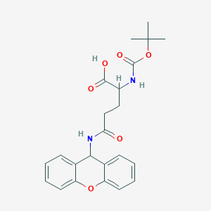 molecular formula C23H26N2O6 B8006796 Boc-Gln(Xan)-OH 