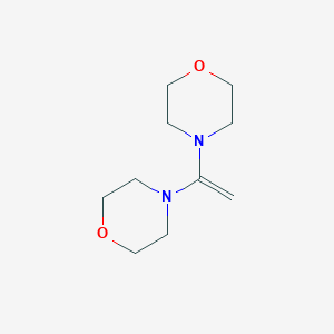 molecular formula C10H18N2O2 B080068 1,1-Bis(morpholino)ethylene CAS No. 14212-87-4